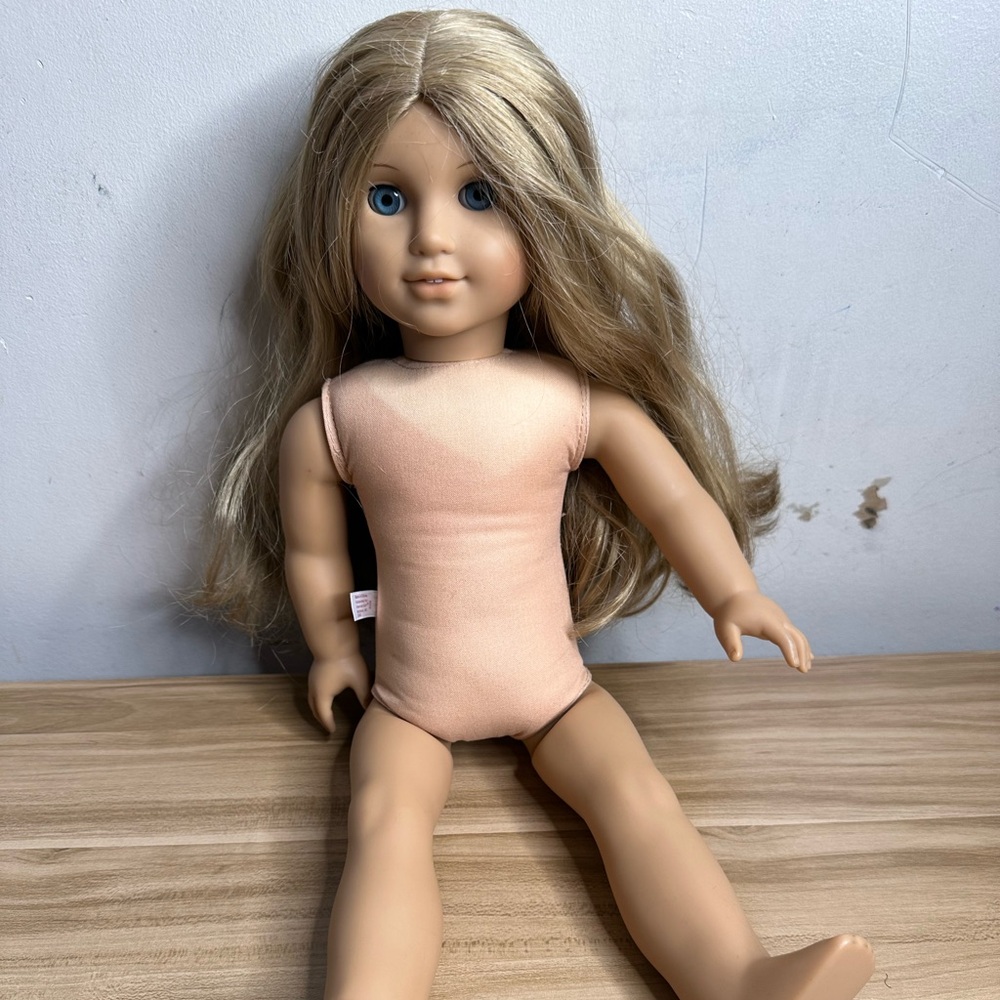 American Girl Doll Elizabeth 18” Blonde Hair, Blue Eyes